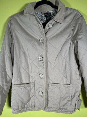 Guide Series Quilted Barn Jacket Floral Lined S